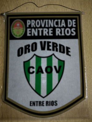 BANDERIN ORO VERDE ENTRE RIOS