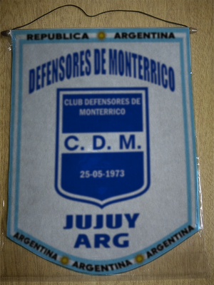 BANDERIN DEFENSORES DE MONTERRICO JUJUY