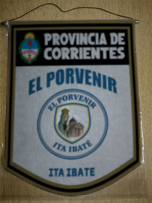 BANDERIN 40CM DORADO EL PORVENIR ITA IBATE