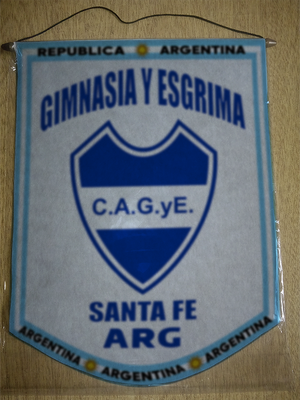 BANDERIN GIMNASIA Y ESGRIMA SANTA FE