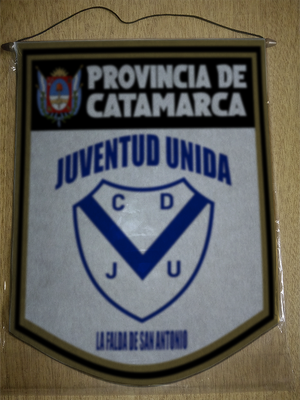 BANDERIN 40 CM DORADO JUVENTUD UNIDA ESQUIU