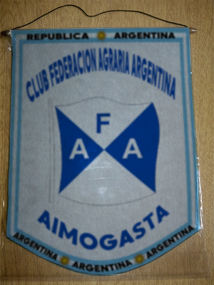 BANDERIN FEDERACION AGRARIA ARGENTINA AIMOGASTA