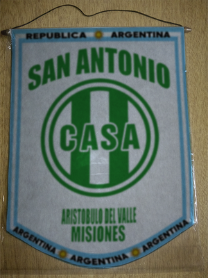BANDERIN SAN ANTONIO ARISTOBULO DEL VALLE