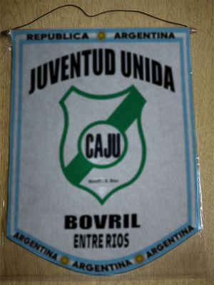 BANDERIN JUVENTUD UNIDA BOVRIL ENTRE RIOS