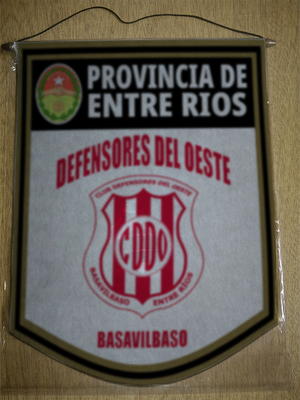 BANDERIN DEFENSORES DEL OESTE ENTRE RIOS