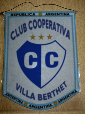 BANDERIN CLUB COOPERATIVA VILLA BERTHET