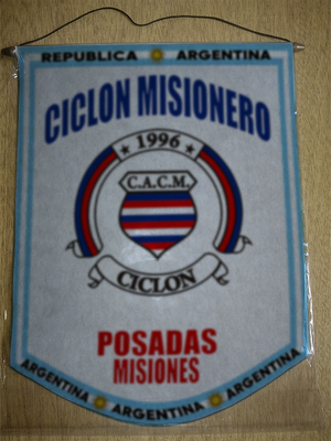 BANDERIN CICLON MISIONERO POSADAS