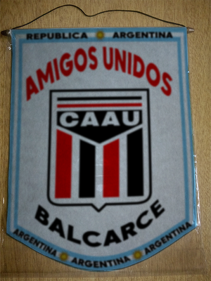 BANDERIN AMIGOS UNIDOS BALCARCE
