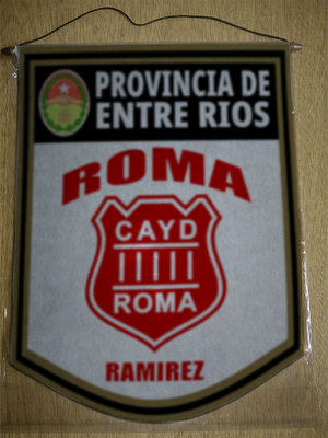 BANDERIN CLUB ROMA RAMIREZ ENTRE RIOS