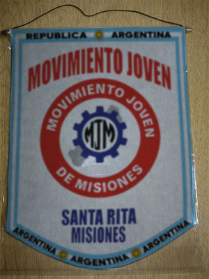 BANDERIN MOVIMIENTO JOVEN SANTA RITA