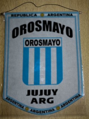 BANDERIN CLUB ATLETICO OROSMAYO JUJUY