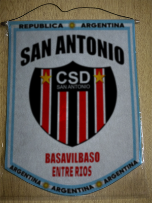 BANDERIN SAN ANTONIO BASAVILBASO