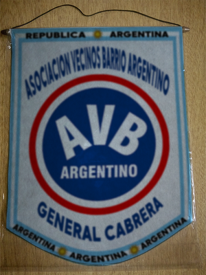 BANDERIN ASOCIACIÓN VECINOS BARRIO ARGENTINO