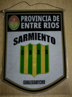 BANDERIN SARMIENTO GUALEGUAYCHU ENTRE RIOS