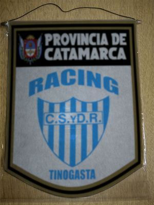 BANDERIN 40 CM DORADO RACING TINOGASTA