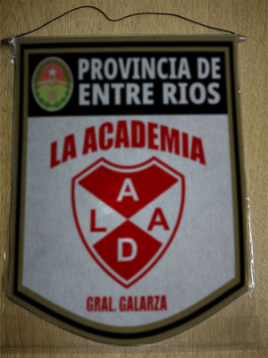 BANDERIN LA ACADEMIA GRAL GALARZA ENTRE RIOS