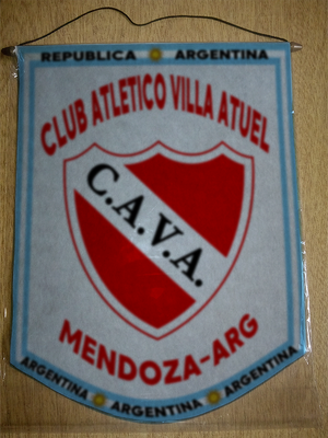 BANDERIN CLUB VILLA ATUEL MENDOZA