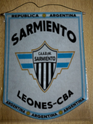 BANDERIN SARMIENTO DE LEONES CORDOBA