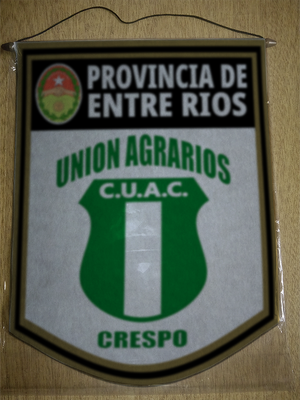 BANDERIN UNION AGRARIOS CRESPO ENTRE RIOS