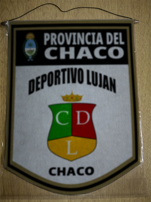 BANDERIN 40CM DORADO DEPORTIVO LUJAN CHACO