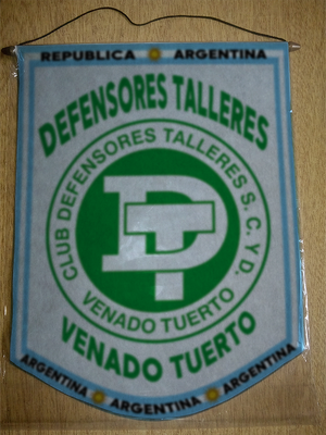 BANDERIN DEFENSORES TALLERES VENADO TUERTO
