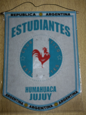 BANDERIN ESTUDIANTES DE HUMAHUACA JUJUY