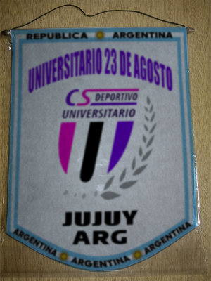 BANDERIN UNIVERSITARIO 23 DE AGOSTO JUJUY