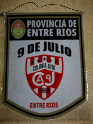 BANDERIN 9 DE JULIO AYUI ENTRE RIOS