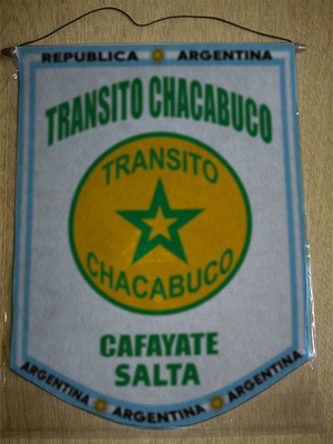 BANDERIN TRANSITO CHACABUCO CAFAYATE SALTA
