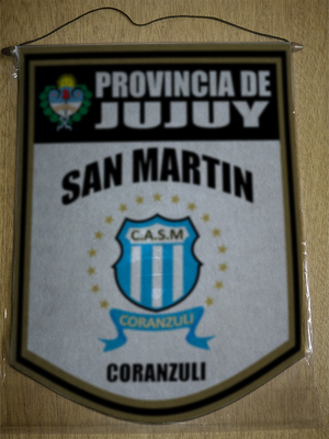 BANDERIN 40CM DORADO SAN MARTIN CORANZULI JUJUY