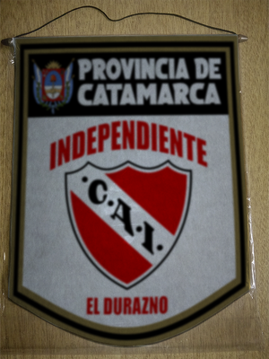 BANDERIN 40 CM DORADO INDEPENDIENTE EL DURAZNO