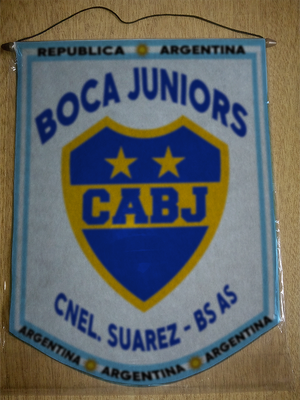 BANDERIN BOCA JUNIORS CORONEL SUAREZ