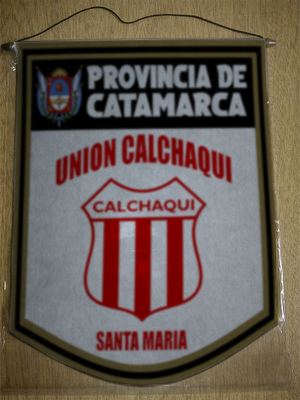 BANDERIN 40 CM DORADO UNION CALCHAQUI SANTA MARIA