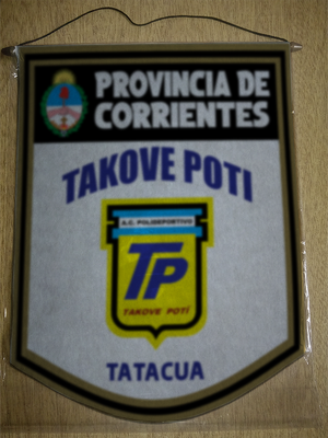 BANDERIN 40CM DORADO Takove Poti Tatacuá