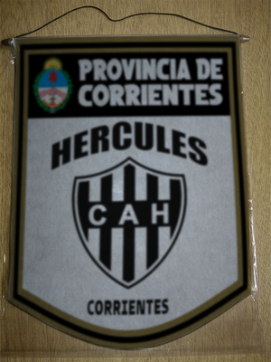 BANDERIN 40CM DORADO CLUB ATLETICO HERCULES
