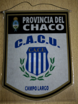 BANDERIN 40CM DORADO C.A.C.U. CAMPO LARGO