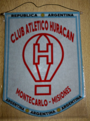 BANDERIN HURACAN DE MONTECARLO MISIONES