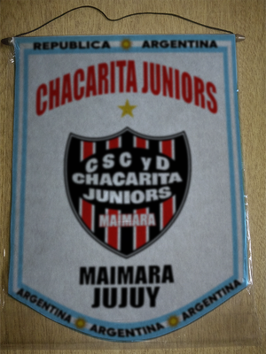 BANDERIN CHACARITA JUNIORS MAIMARA JUJUY