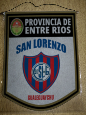 BANDERIN SAN LORENZO GUALEGUAYCHU