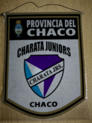 BANDERIN 40CM DORADO CHARATA JUNIORS CHACO