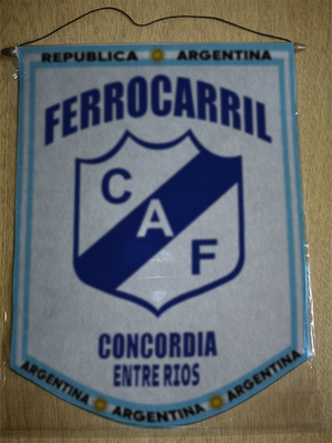 BANDERIN FERROCARRIL CONCORDIA