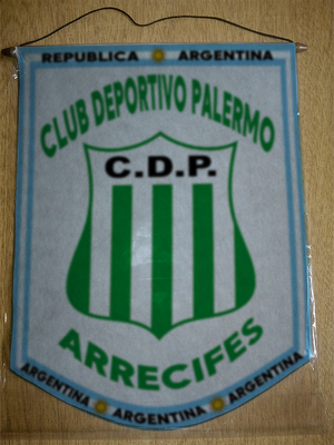 BANDERIN CLUB DEPORTIVO PALERMO ARRECIFES
