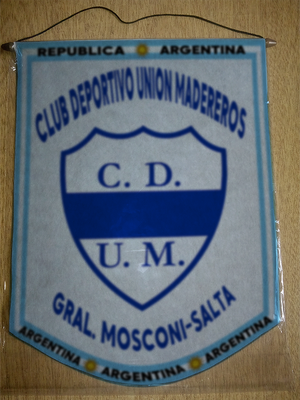 BANDERIN CLUB UNION MADEREROS MOSCONI SALTA