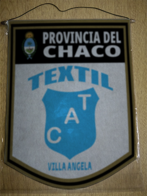 BANDERIN 40CM DORADO TEXTIL VILLA ANGELA CHACO