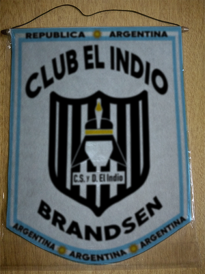 BANDERIN CLUB EL INDIO BRANDSEN