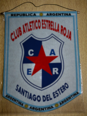 BANDERIN ESTRELLA ROJA SANTIAGO ESTERO