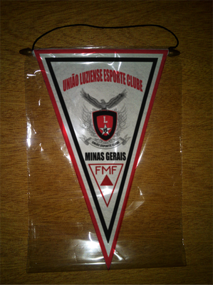 BANDERIN 37CM PAÑO UNIÃO LUZIENSE ESPORTE CLUBE DE SANTA LUZIA