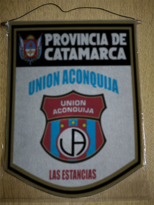 BANDERIN 40 CM DORADO UNION ACONQUIJA LAS ESTANCIAS