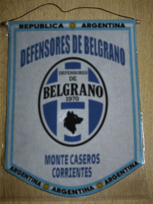 BANDERIN DEFENSORES BELGRANO MONTE CASEROS
