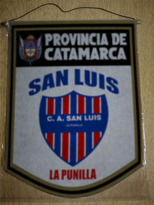BANDERIN 40 CM DORADO SAN LUIS LA PUNILLA